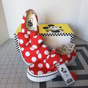 Disney x Vans Minnie bow slip on sz 8.5 Never worn